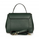 Geanta dama din piele naturala DiAmanti Salvini Verde Menta Inchis